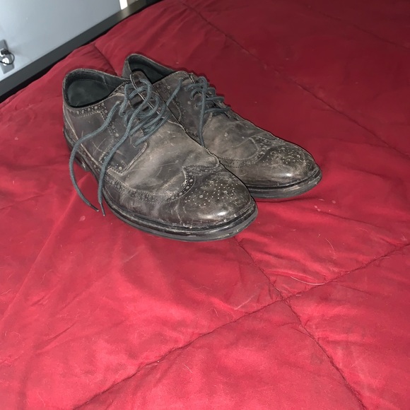 Mens Cole Haan Dress Shoes Grey sz 13 EUC - Picture 7 of 7